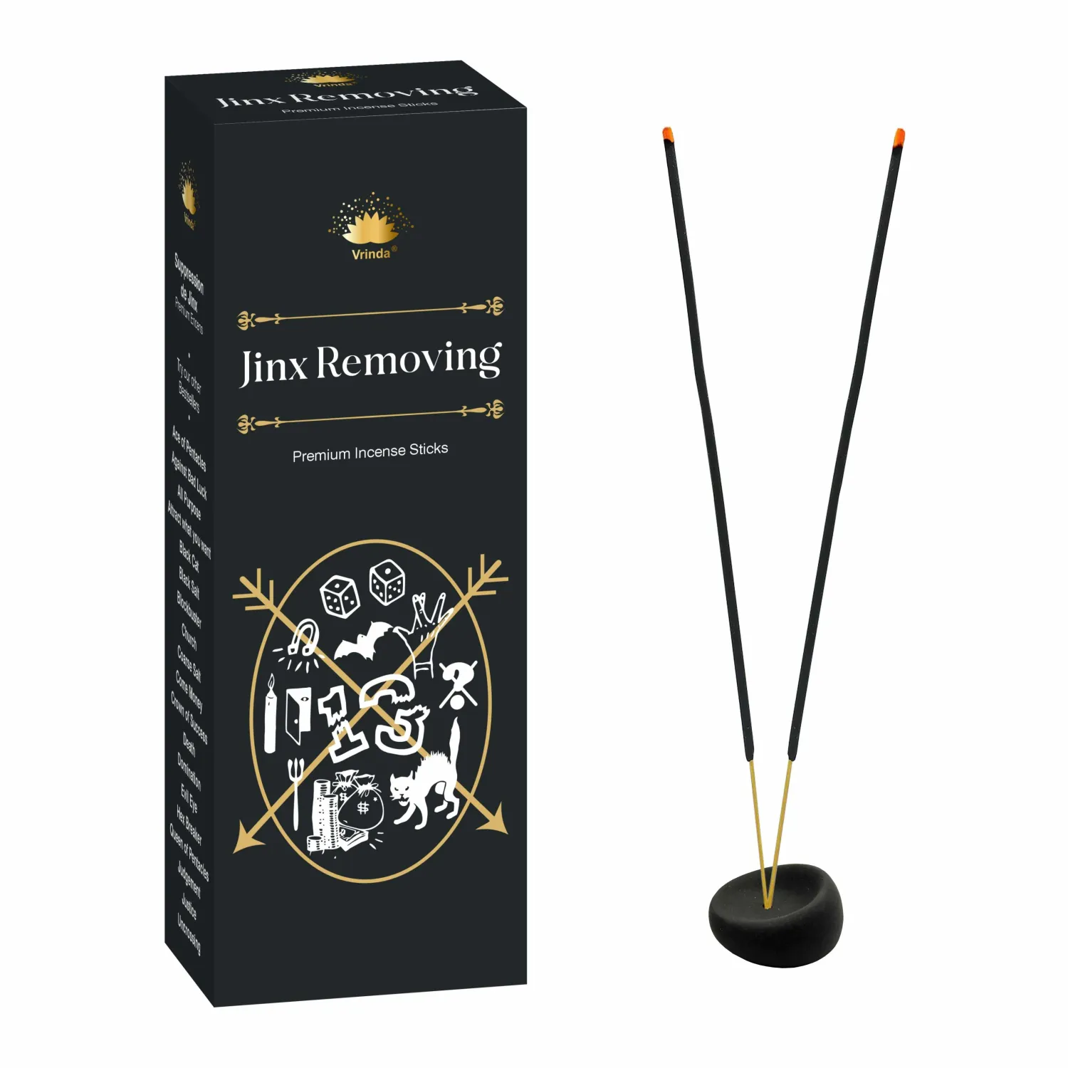 Vrinda Tarot Hexa Incense (Black Box)