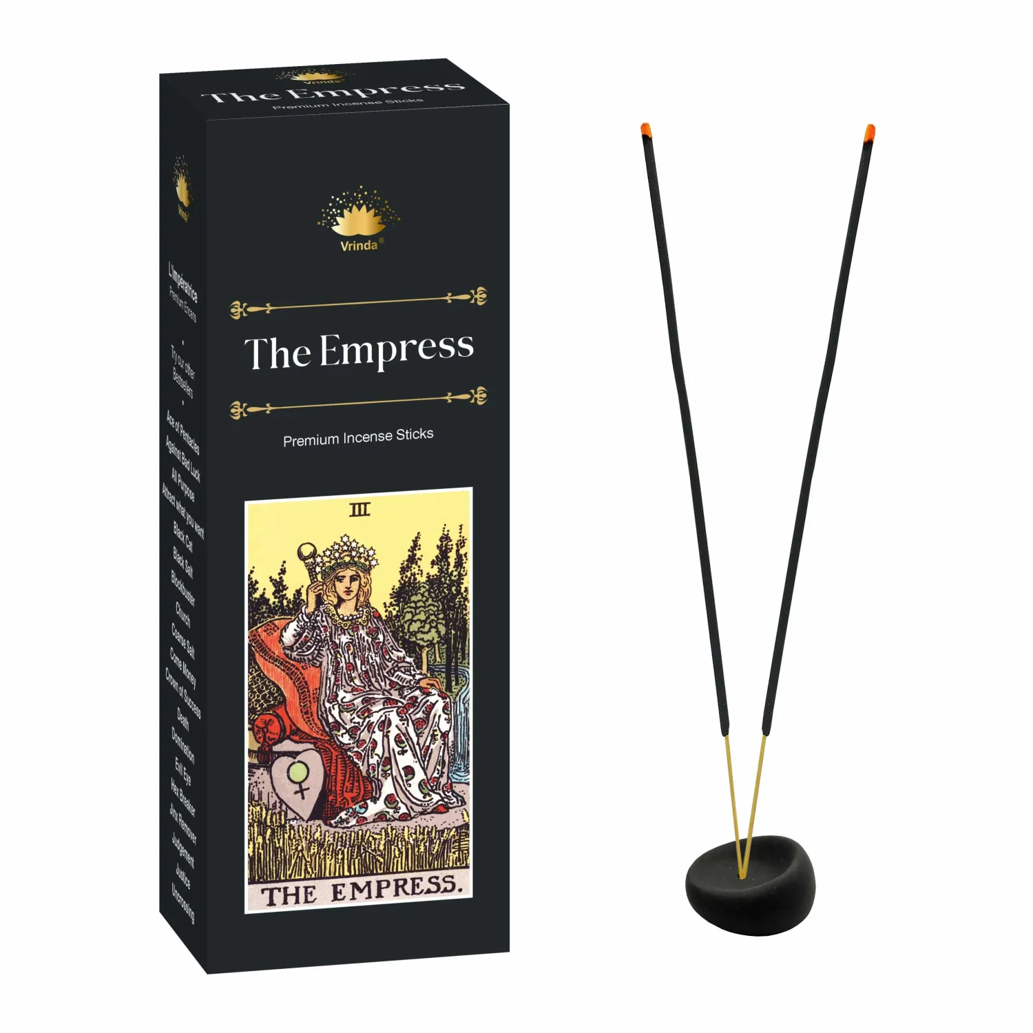 Vrinda Tarot Hexa Incense (Black Box)
