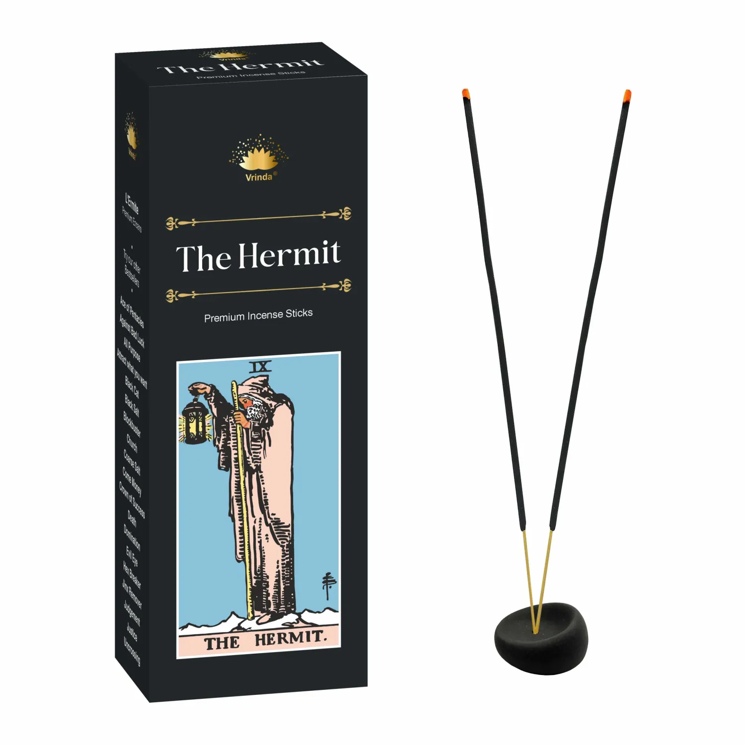 Vrinda Tarot Hexa Incense (Black Box)