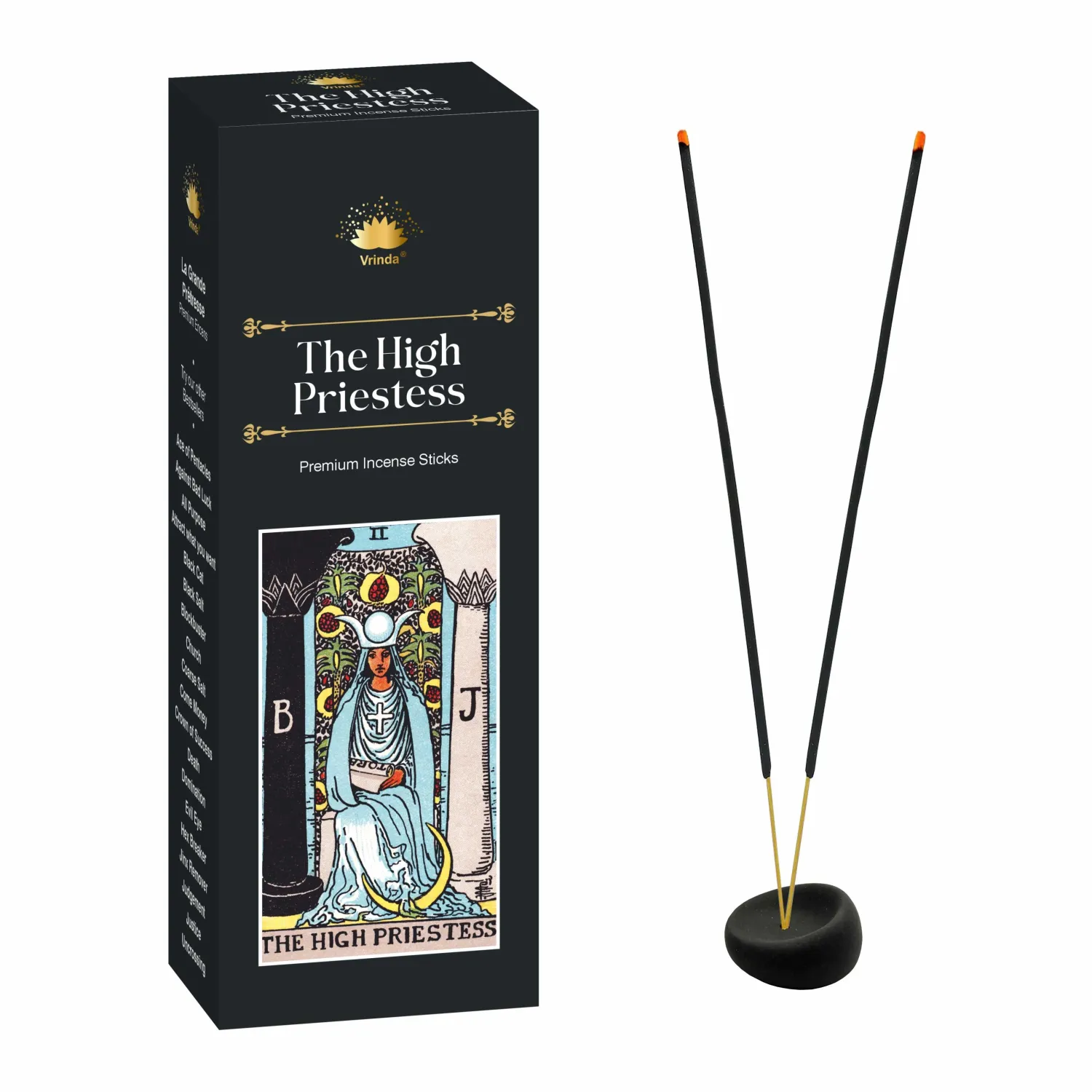 Vrinda Tarot Hexa Incense (Black Box)