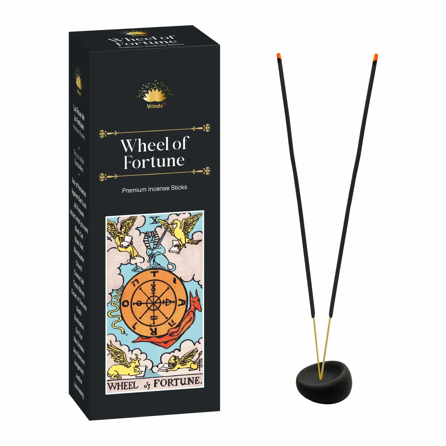 Vrinda Tarot Hexa Incense (Black Box)