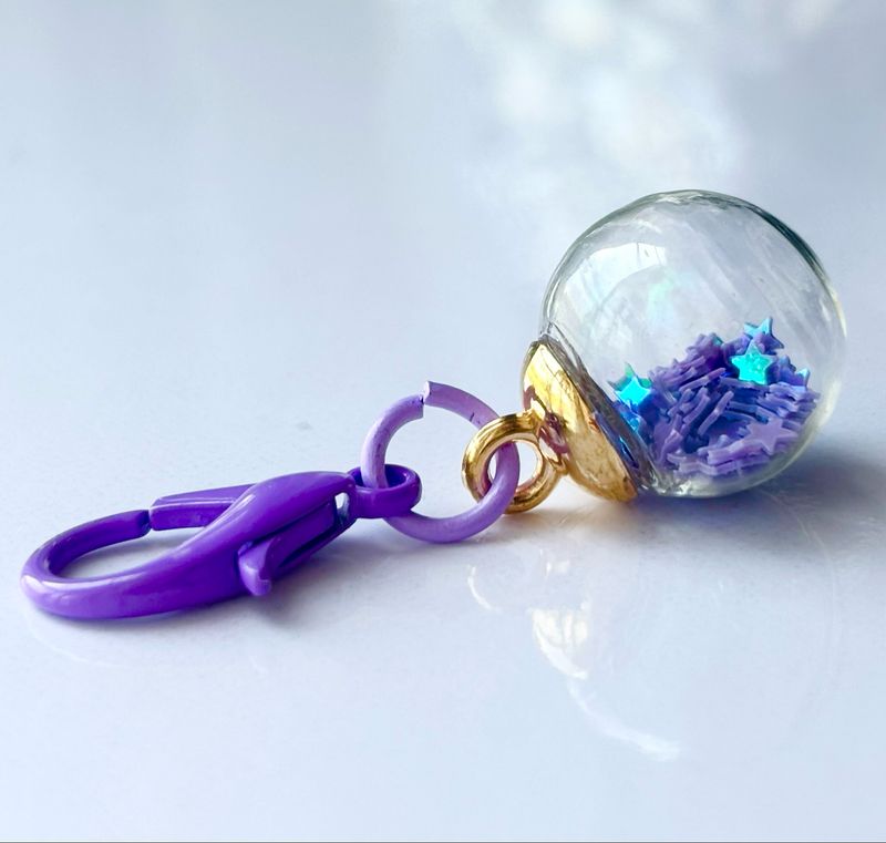 Glitter Globe Purple
