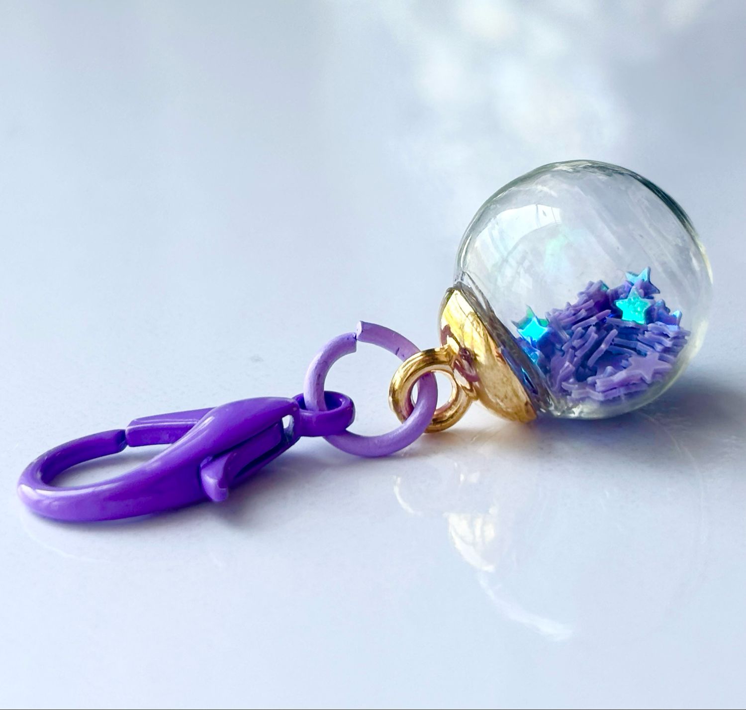 Glitter Globe Purple
