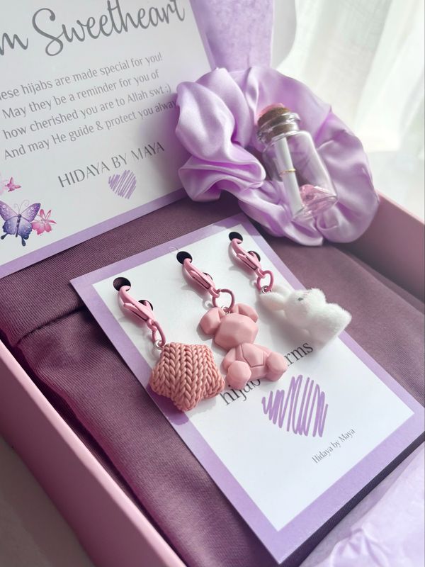 Dusty Mauve Taupe Bamboo Gift Set