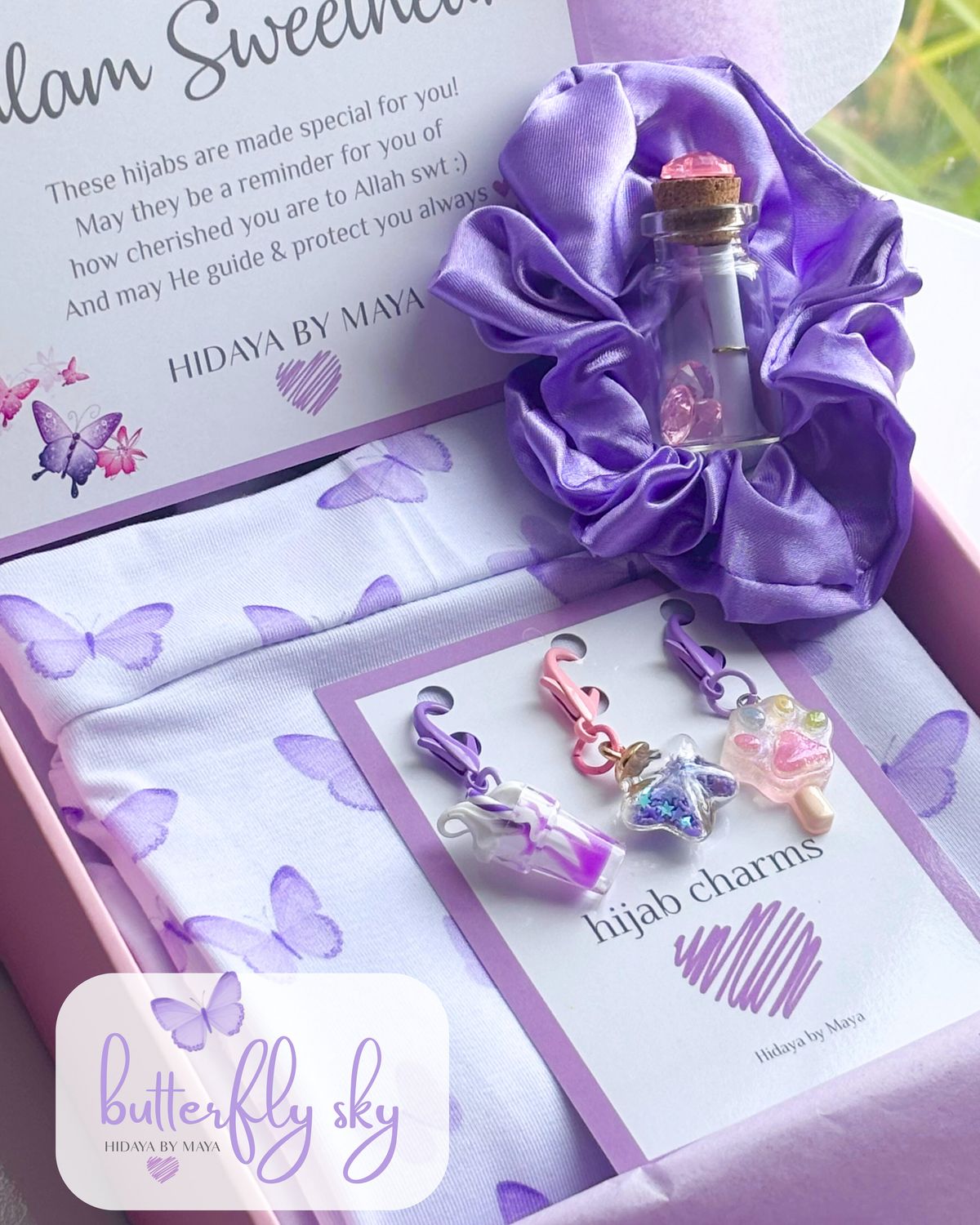 Butterfly Sky Bamboo Gift Set