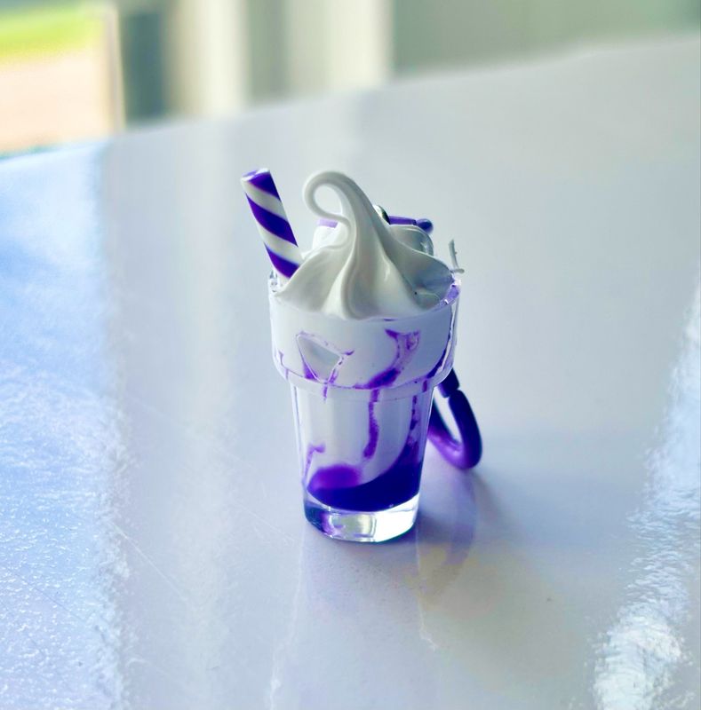 Purple Ice Cream Sundae
