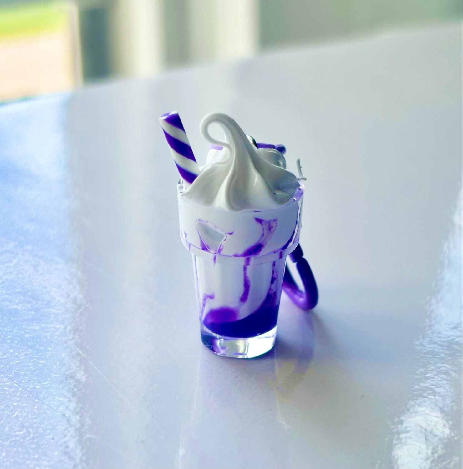 Purple Ice Cream Sundae