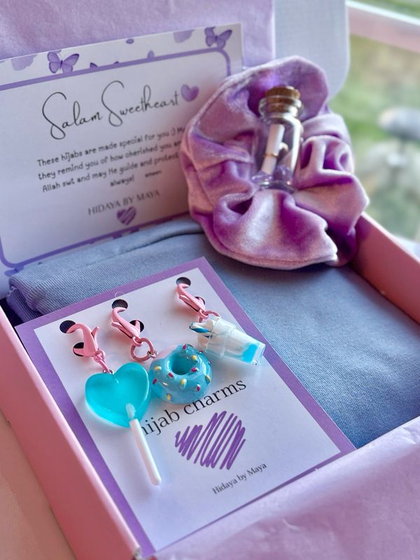 Dusty Blue Bamboo Gift Set