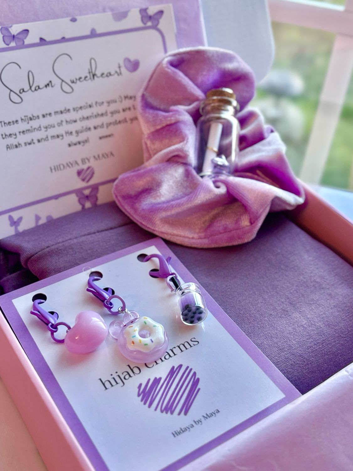 Mulberry Mauve Bamboo Gift Set