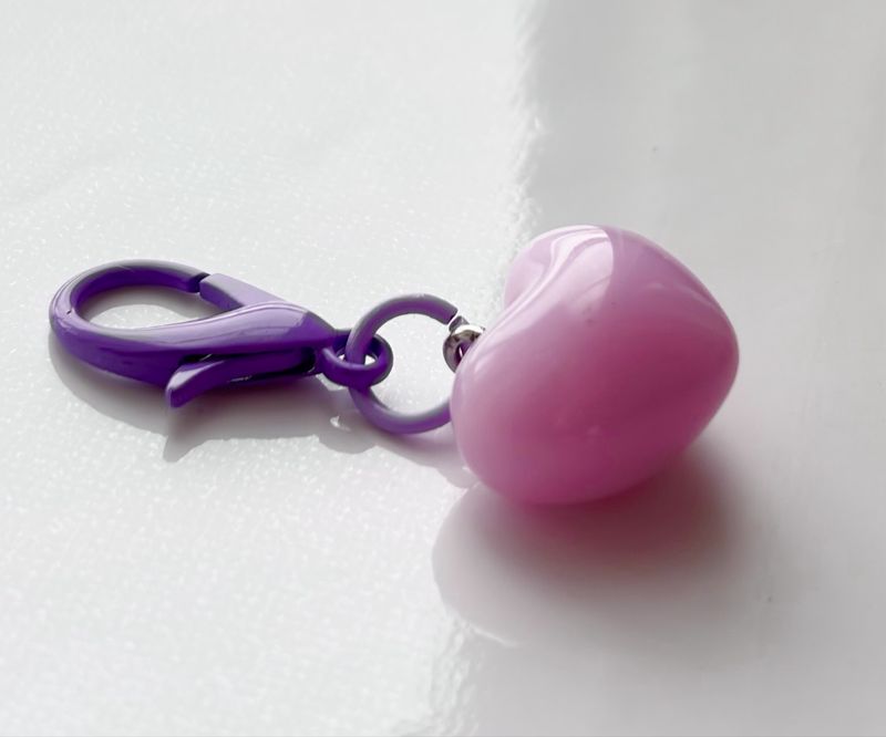 3-Bubble Heart Purple