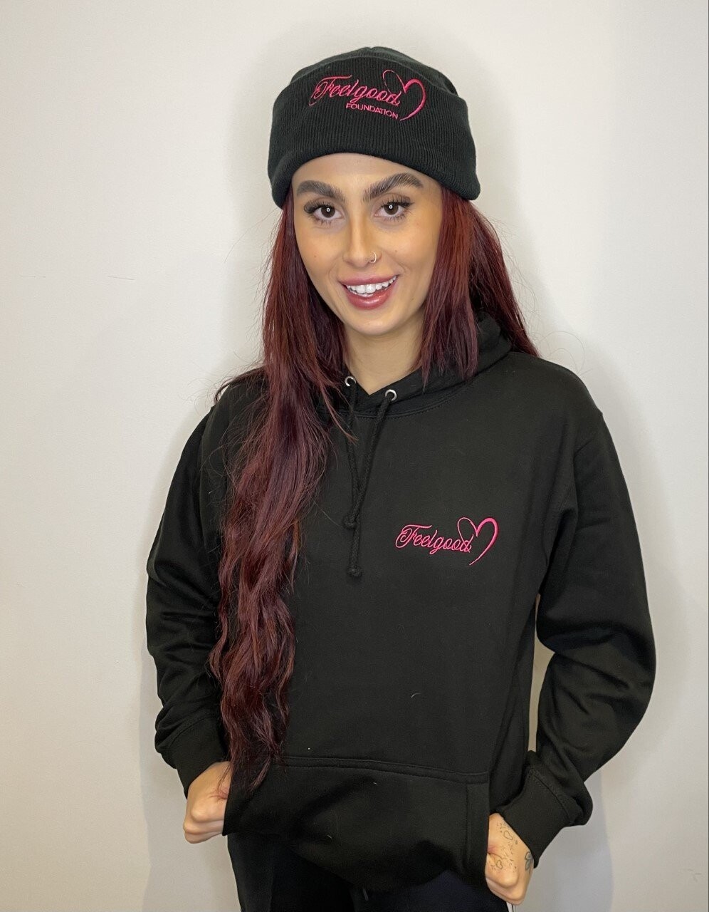 College Hoodie - Black - Small