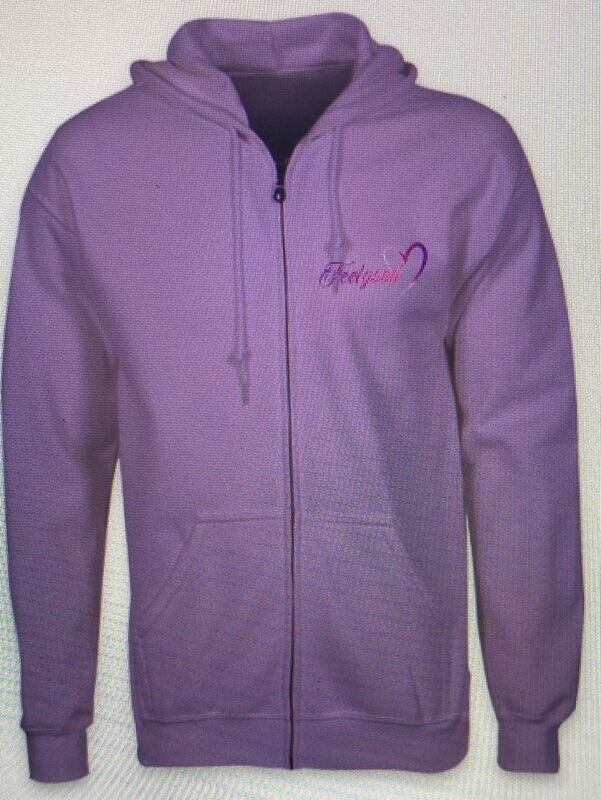 college zoodie LAVENDER- MEDIUM