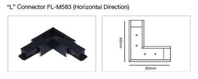 Empalme horizontal de carril Magnetic