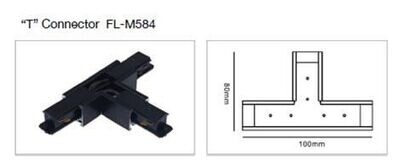 Empalme "T" para carril  Magnetic