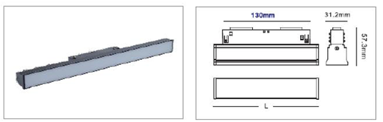 Lámpara Magnetic 50310-D