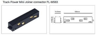 Track Power Conector  Carril Magnetic