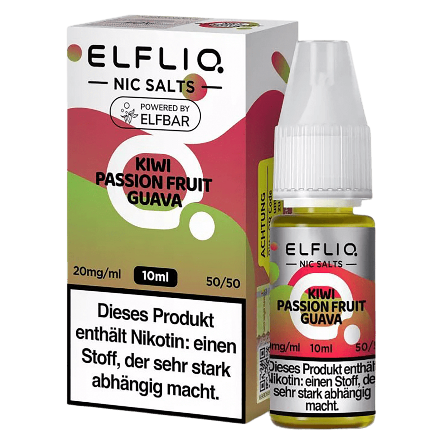 Elfliq - Nikotinsalz Liquid 20mg/ml - Kiwi Passionfruit Guava