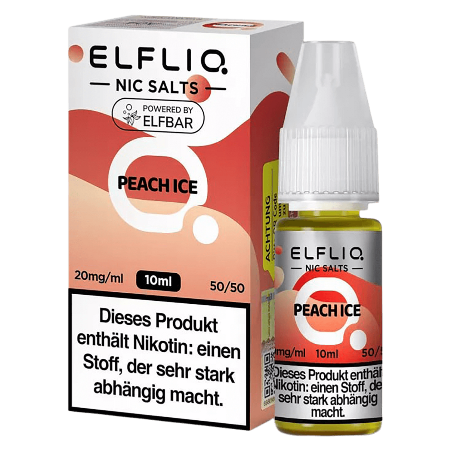 Elfliq - Nikotinsalz Liquid 20mg/ml - Peach Ice