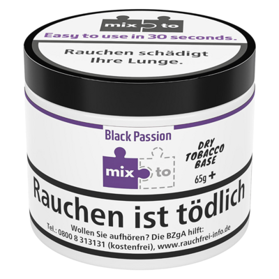 MixTo 65g - Black Pession MixTo 65g - Black Pession