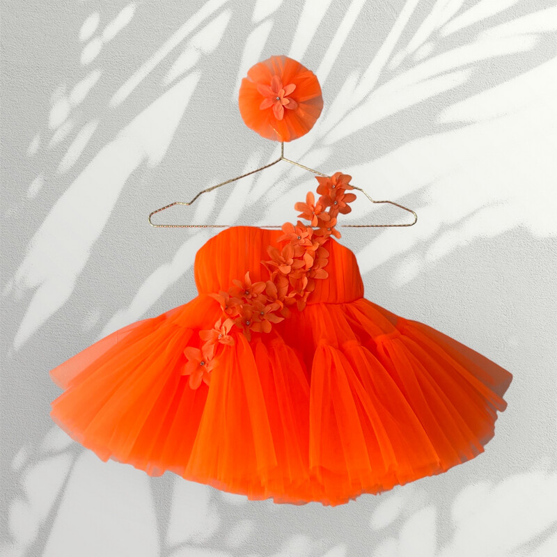 Robe de cérémonie fille à fleurs  Margaritta 