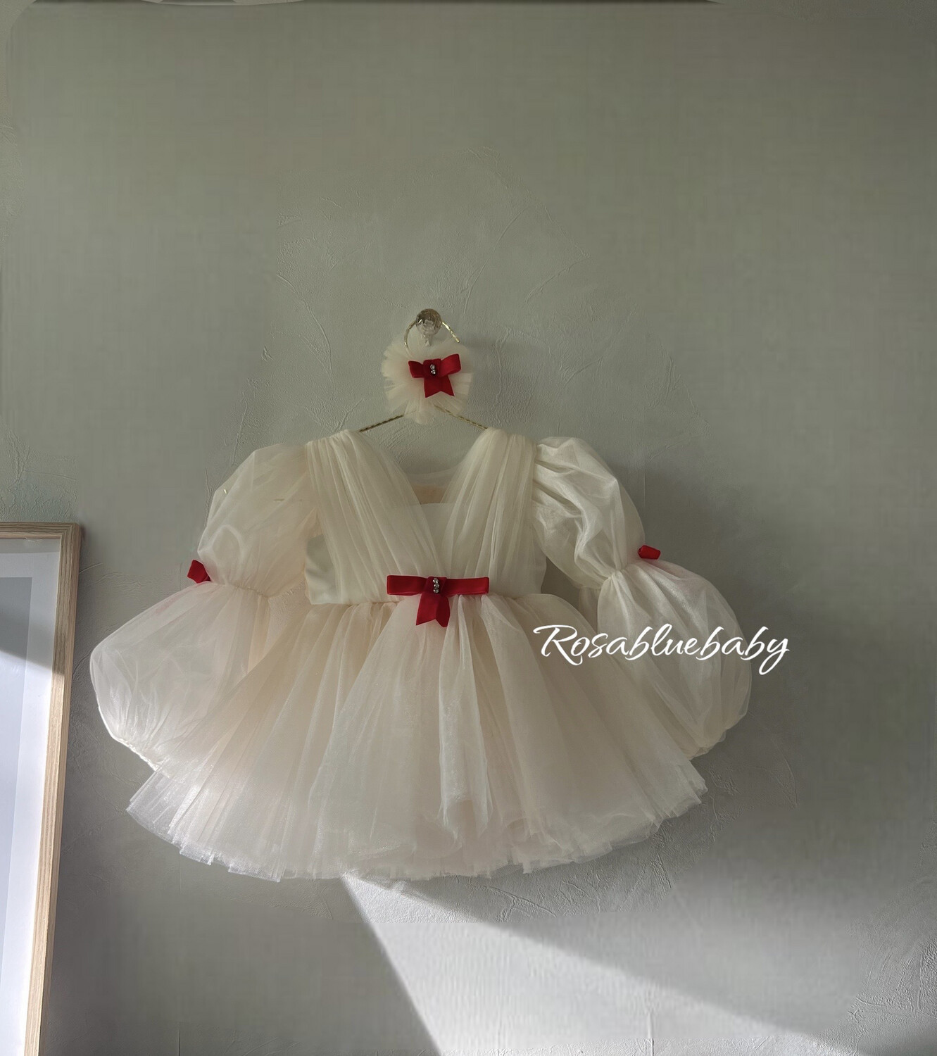 Robe de fêtes fille  Diana manche longues 