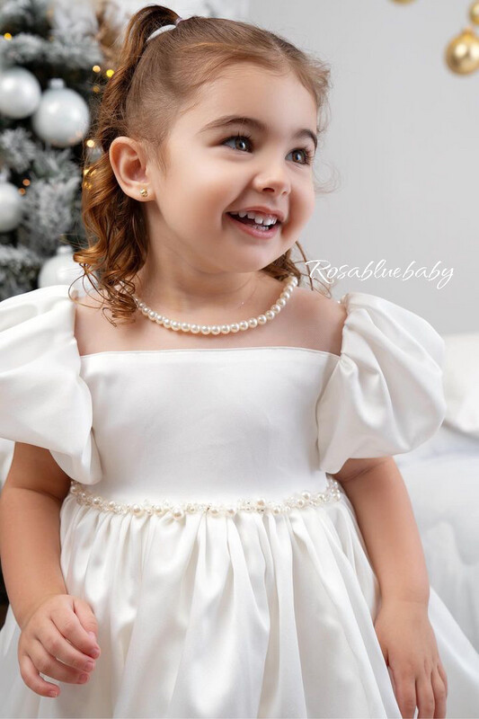 Robe de baptême bebe fille Coco