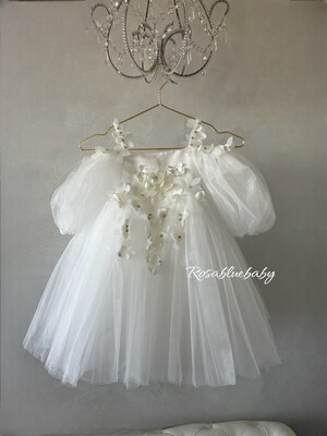 Robe mariage fille -bapteme fille longue Elodie Robe mariage fille -bapteme fille longue Elodie