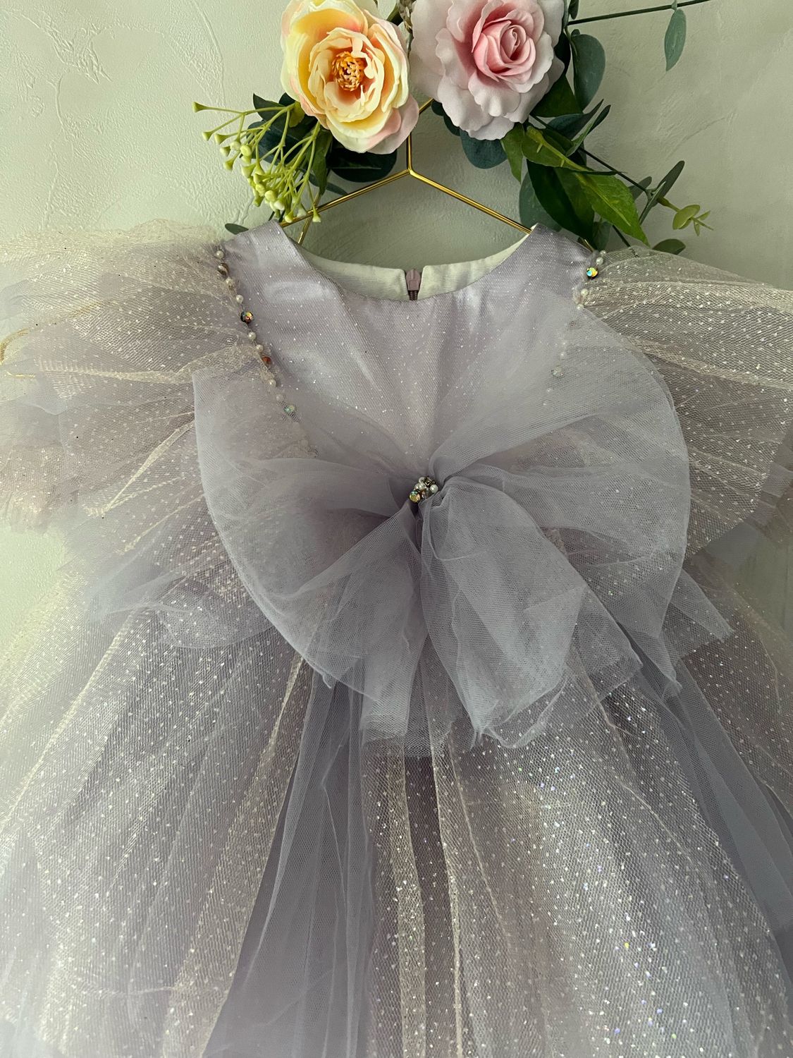 Robe "Lollipop" Pièce Unique – Grand Nœud en Tulle