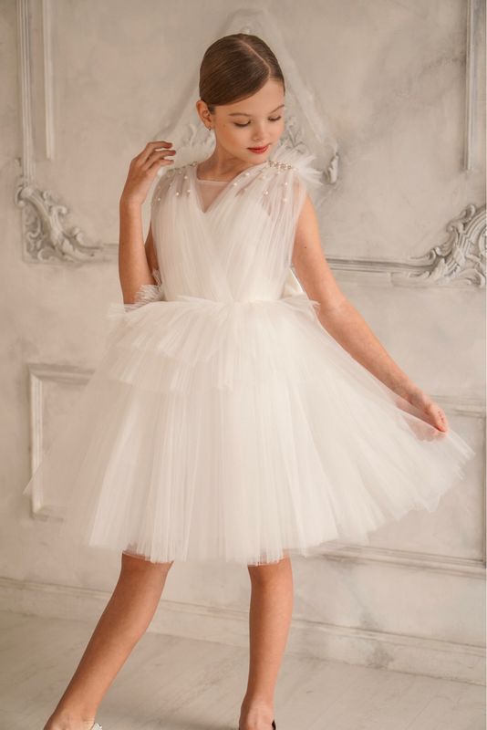Robe blanche chic Luna 