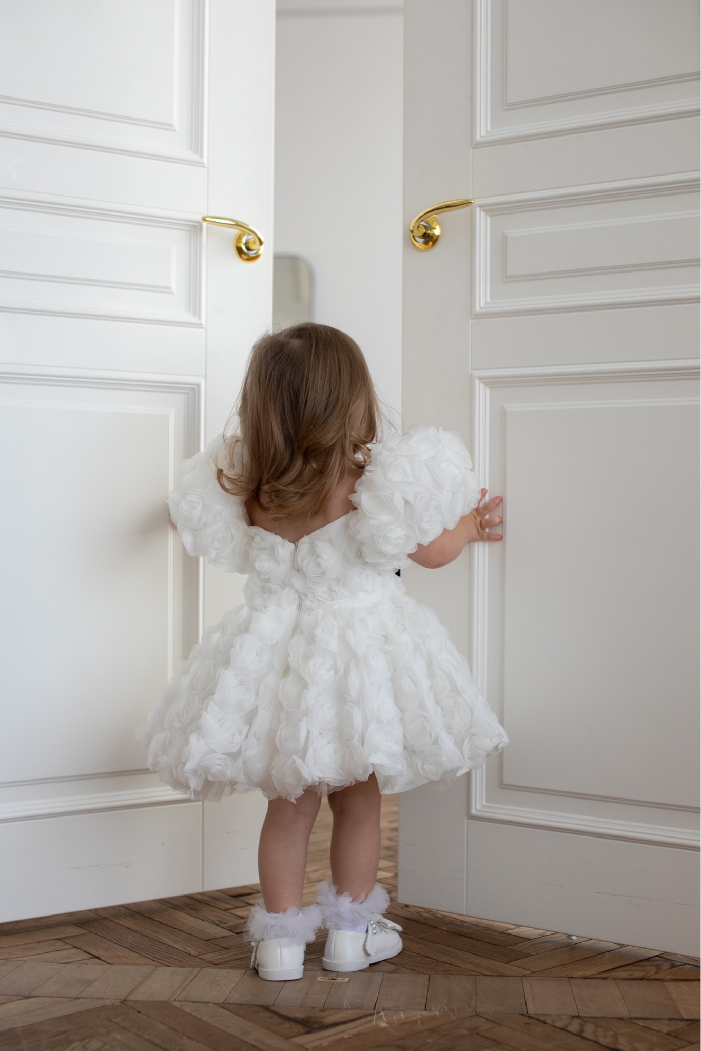Robe Fiore Robe fille fleur blanche 
