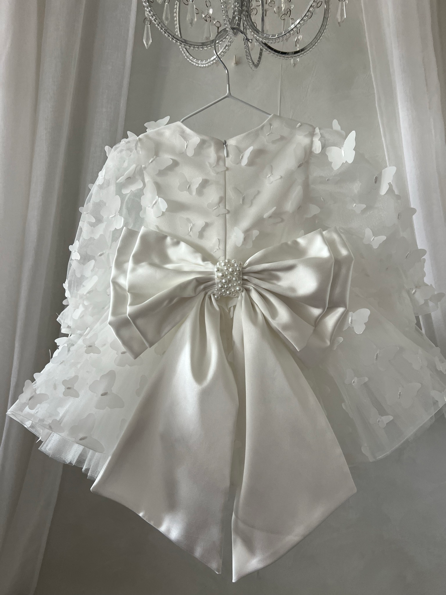 Robe motifs papillon en 3D pour petite fille Papillon 