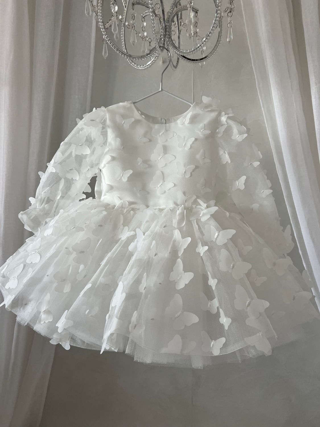 Robe motifs papillon en 3D pour petite fille Papillon 