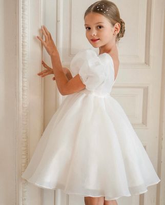 Robe de mariage fille courte Gigi organza 