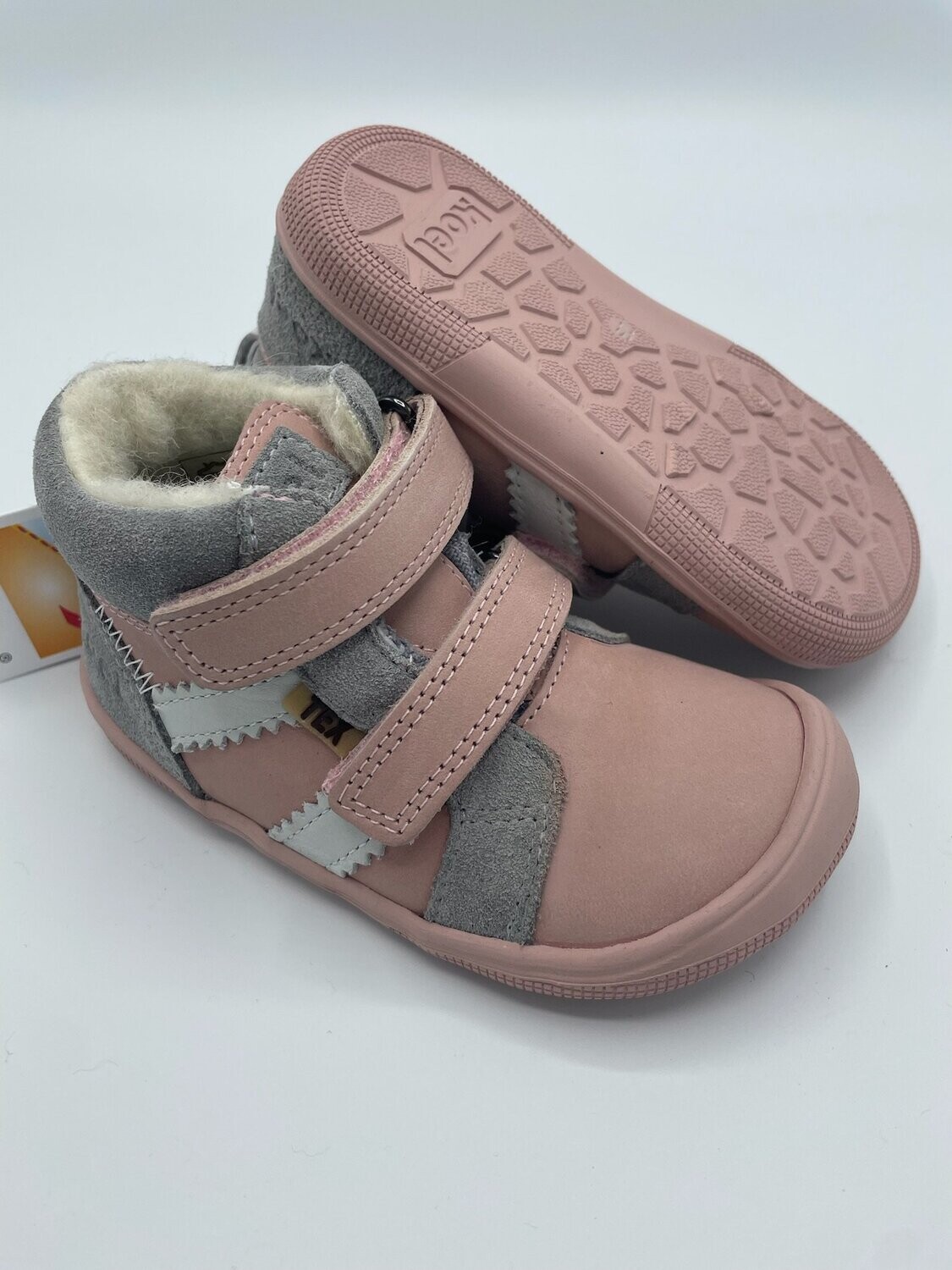 KOEL Barfuß-Winter-Sneaker "Ethan" Tex Wool nude