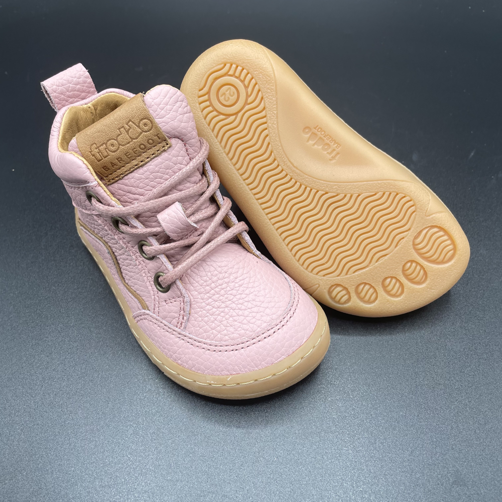 Froddo Barefoot Schnürboots rosa