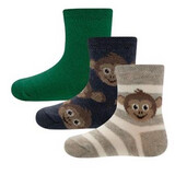 Socken 3er Pack Äffchen