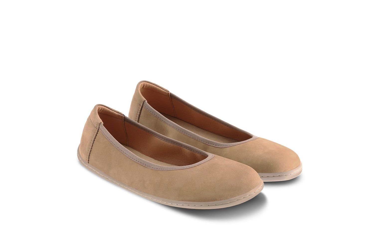 Barfuß-Ballerinas SOPHIE Toffee Brown