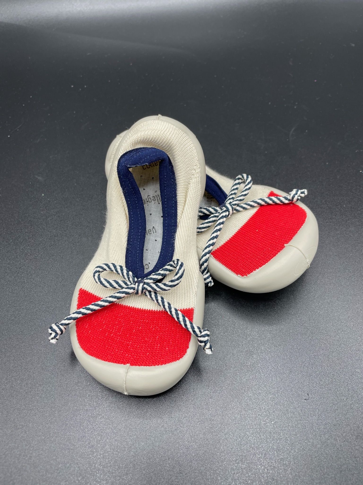 Collégien Hausschuhe Ballerina mit Schleife