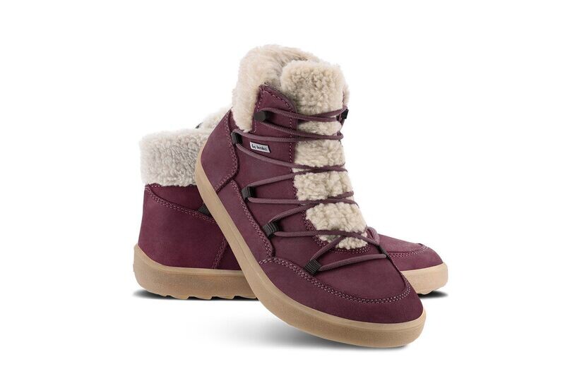 Winter Barfußschuhe Be Lenka Bliss - Burgundy Red