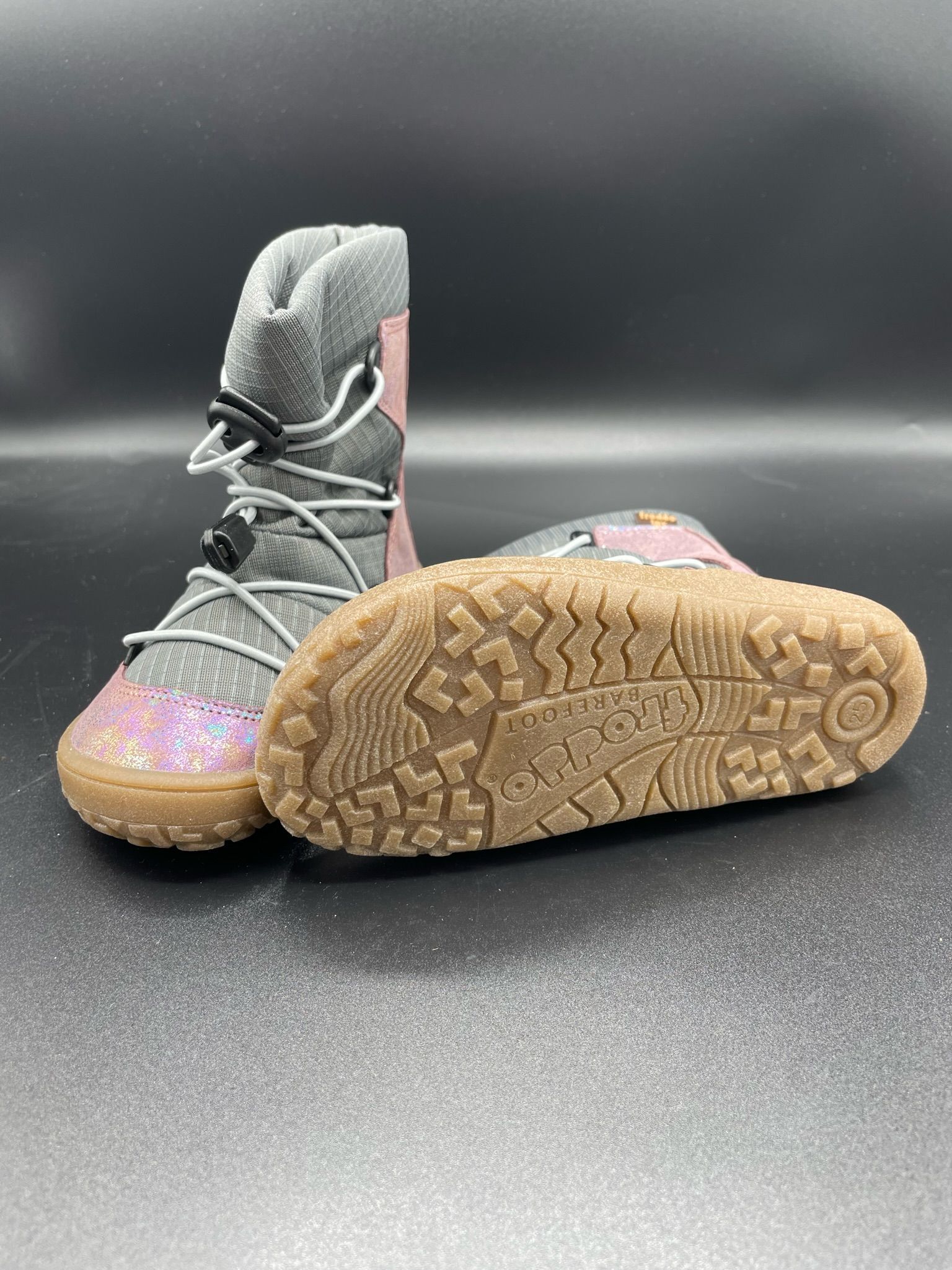 Froddo Tex Track Barfußwinterstiefel ~ pink shine