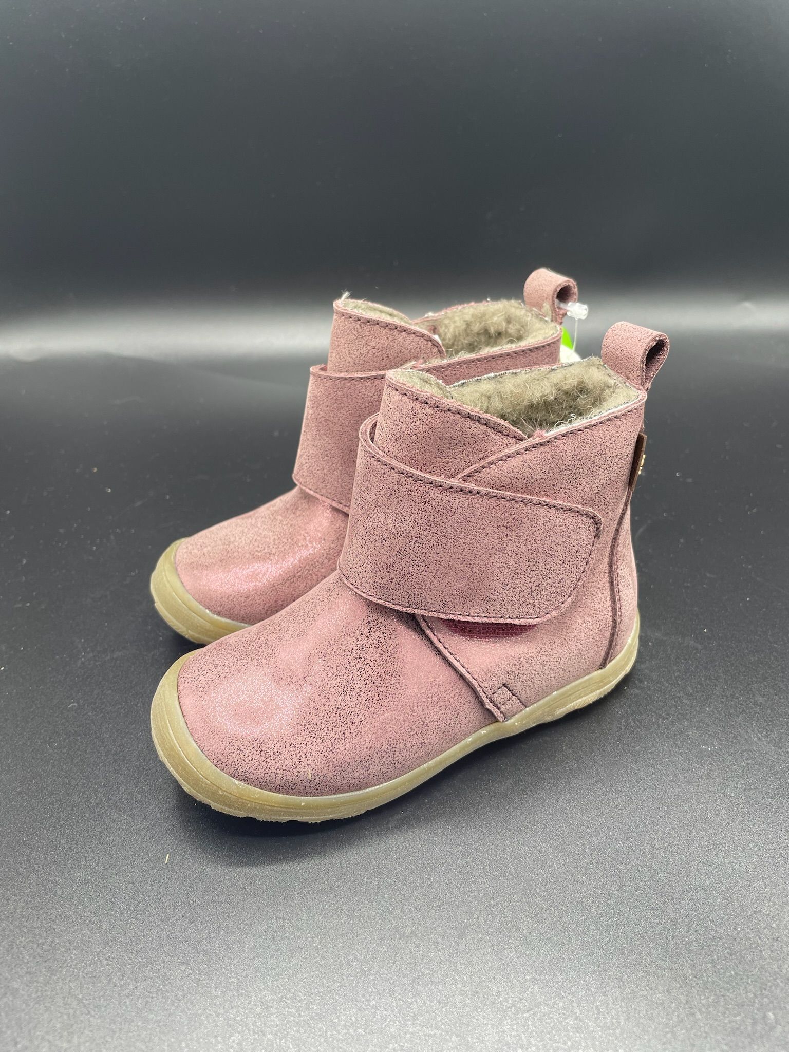 Paix- Winterstiefel - Wolle - pink glitzer