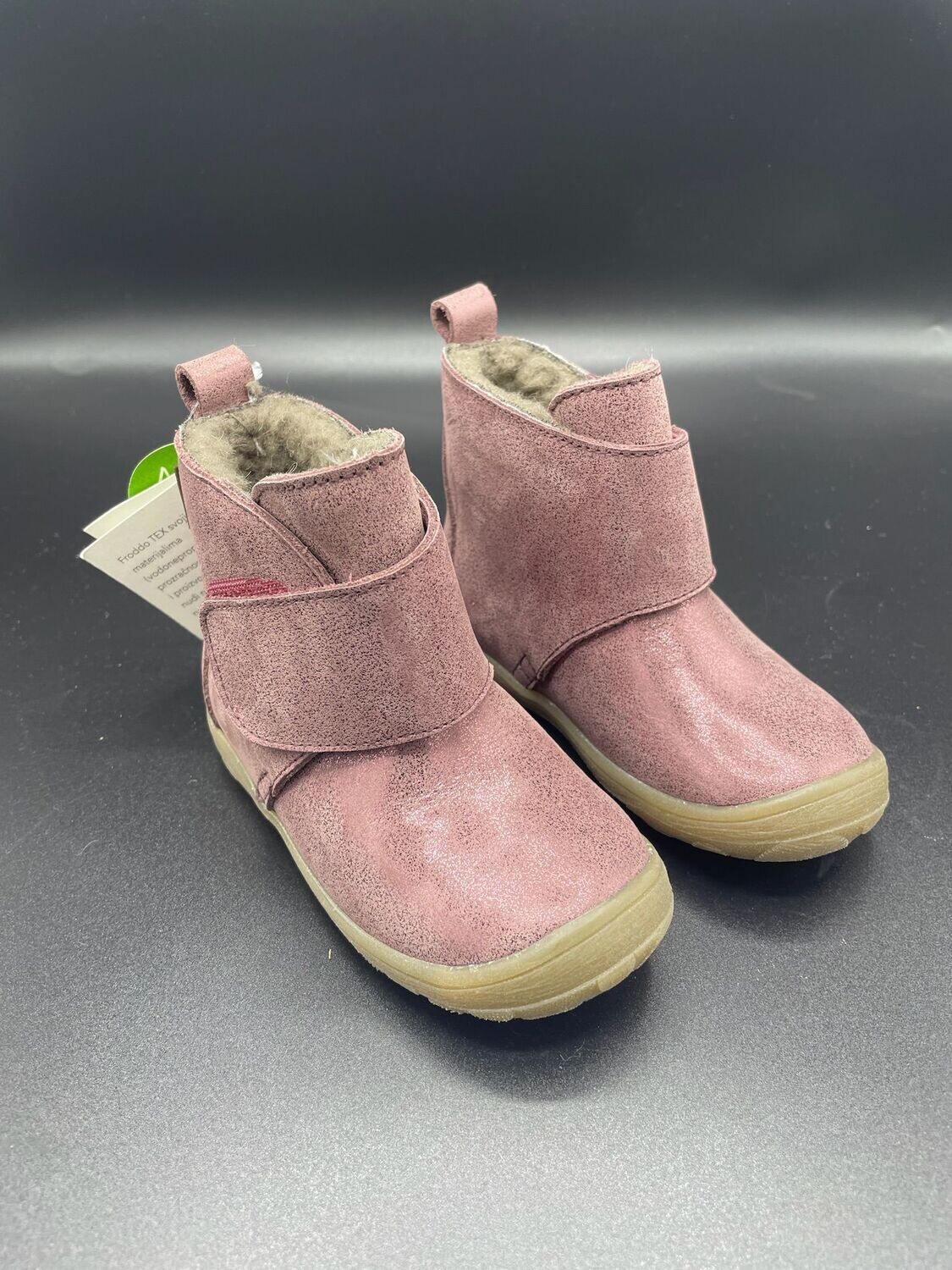 Paix- Winterstiefel - Wolle - pink glitzer