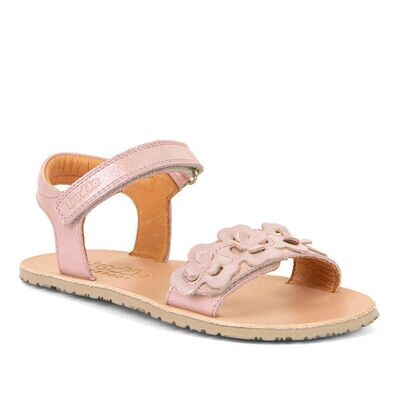 Froddo offene  Barfußsandale flexi flowers pink shine