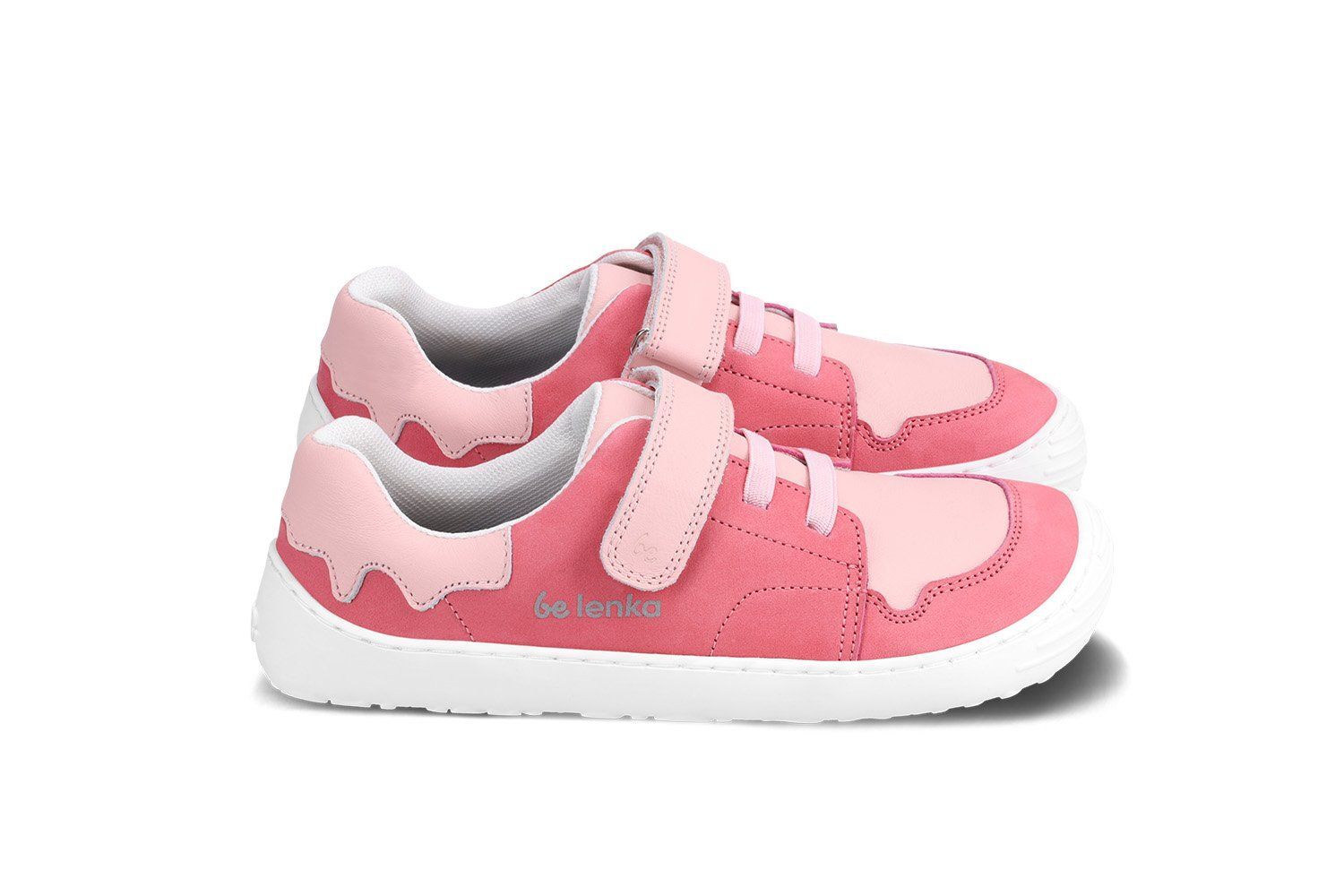 beLenka Gelato pink-Barfußschuh für Kinder Paaransicht