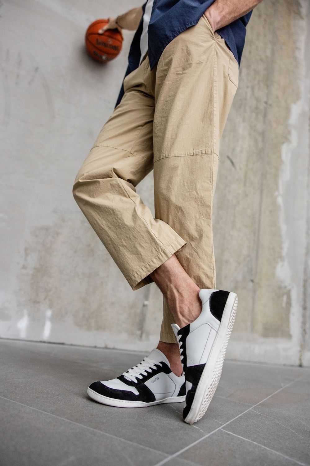 SHAPEN | Barfußsneaker REWIND | black & white