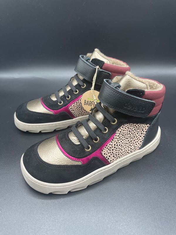 develab| Barefoot Soft Sneaker | Black Combi Fantasy