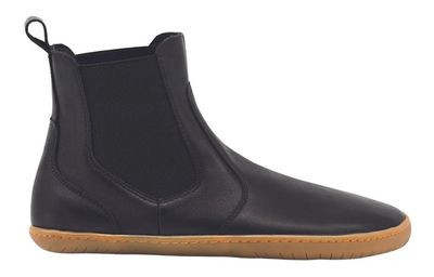 aylla | "UMA" | Barefoot Chelsea Boots  | black-natural