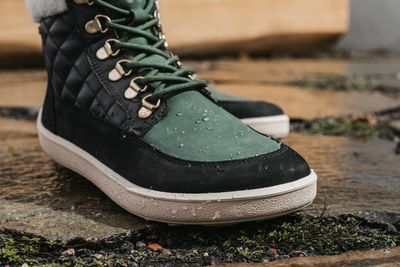 beLenka | Winter Barfußschuhe Olivia | black & dark green beLenka | Winter Barfußschuhe Olivia | black & dark green