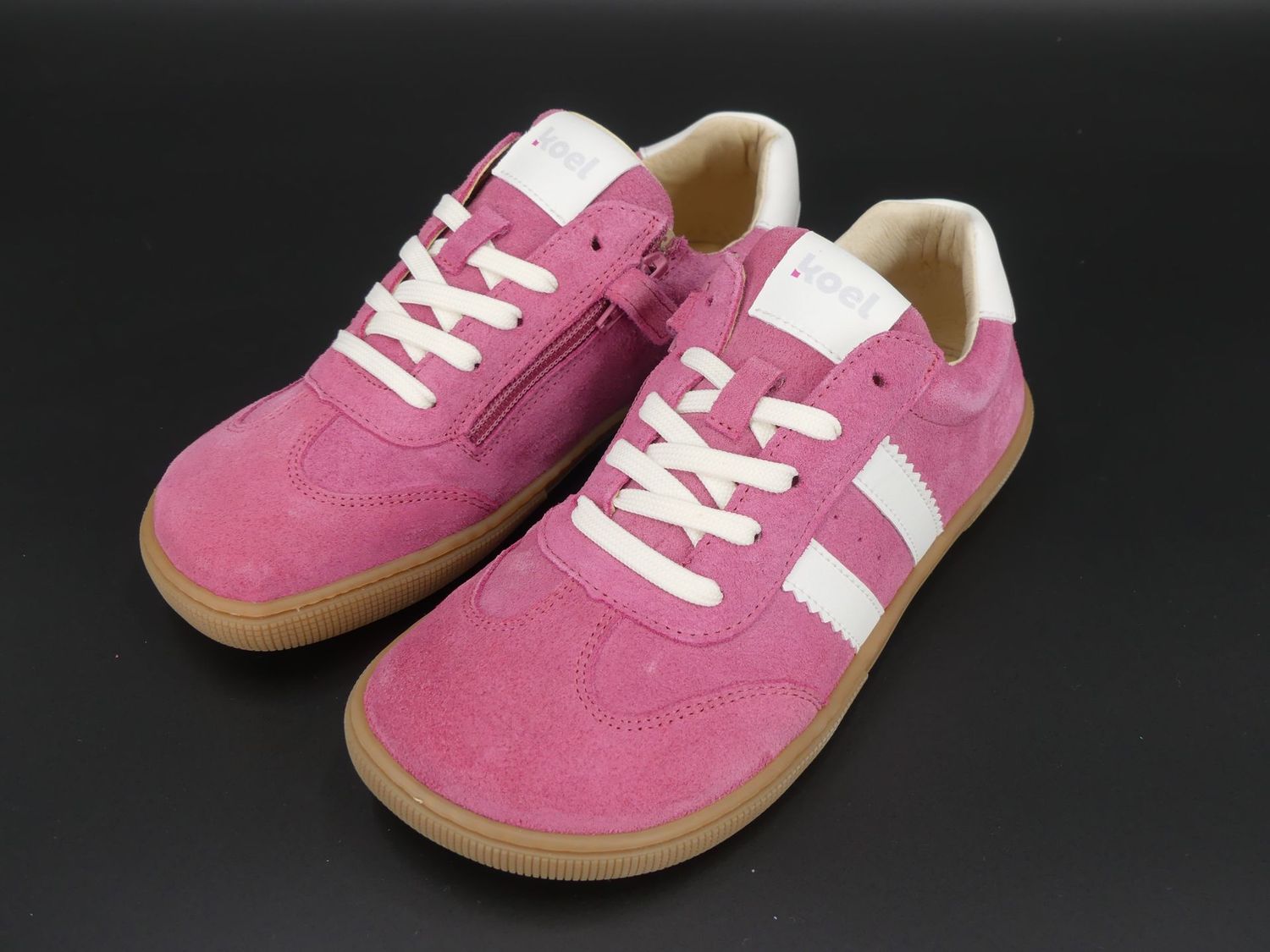 KOEL | Declan Suede | fuchsia