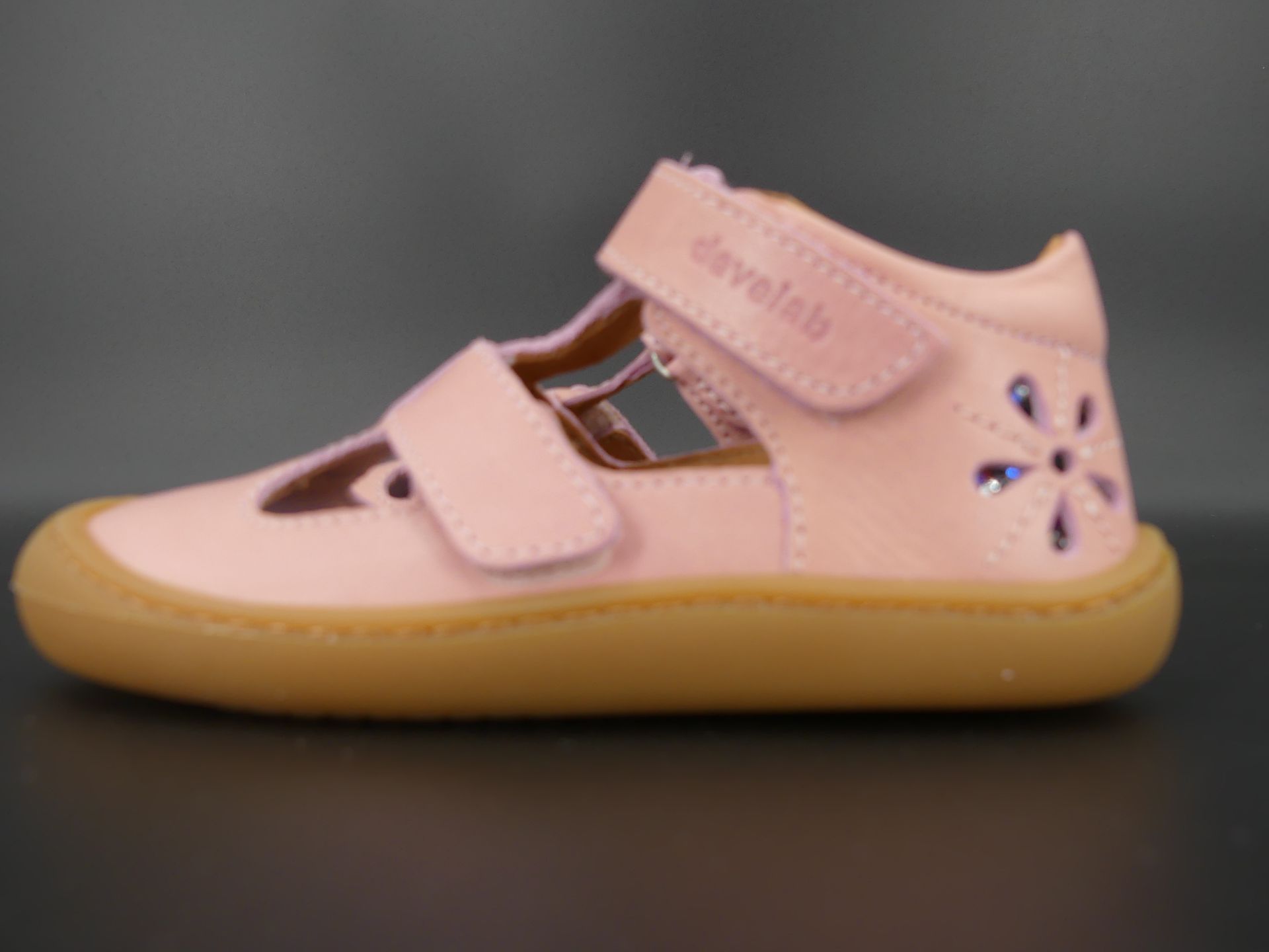 develab | First Step Sandal | pink nappa